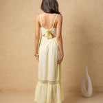 'Carmela' Crochet Trim Maxi Dress WOMEN'S DRESS for women resort wear - Seaspice Resort Wear