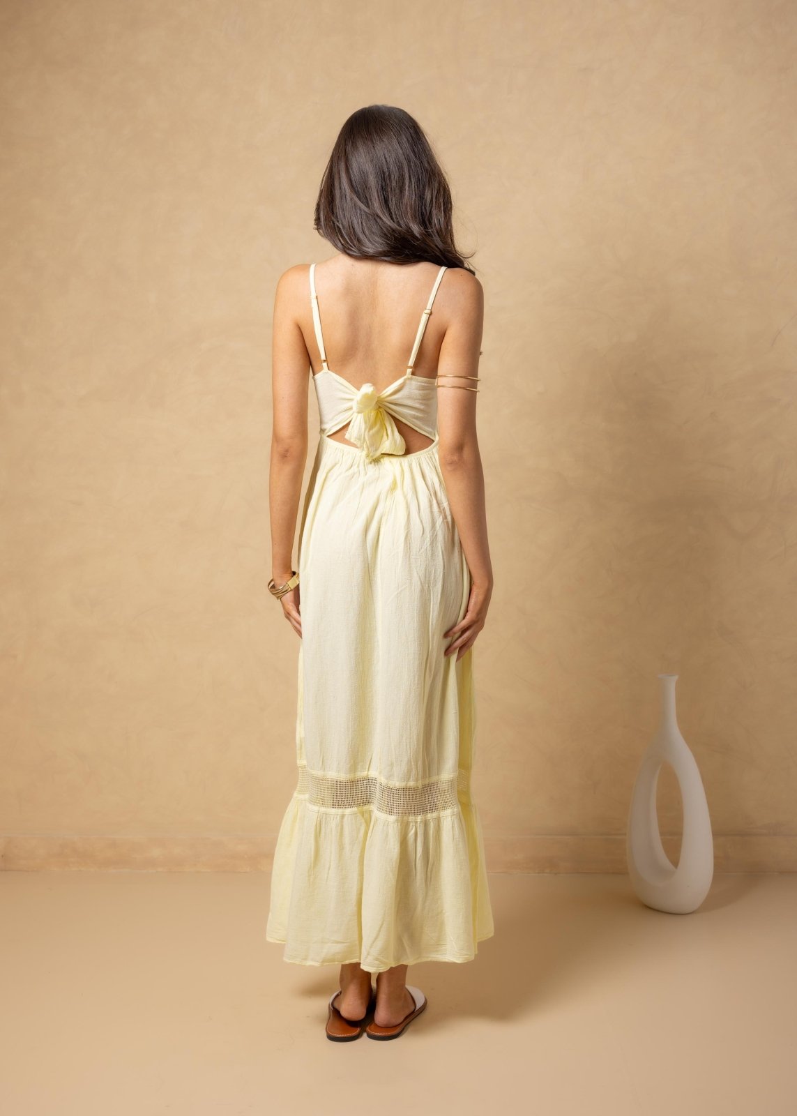 'Carmela' Crochet Trim Maxi Dress WOMEN'S DRESS for women resort wear - Seaspice Resort Wear