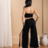'Celie' Side Slit Pants WOMEN'S PANTS for women resort wear - Seaspice Resort Wear