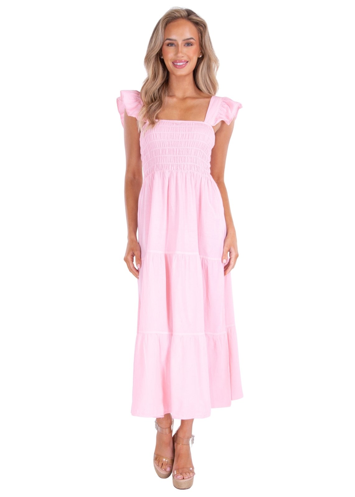 'Christina' Ruffle Sleeve Dress WOMEN'S DRESS for women resort wear - Seaspice Resort Wear