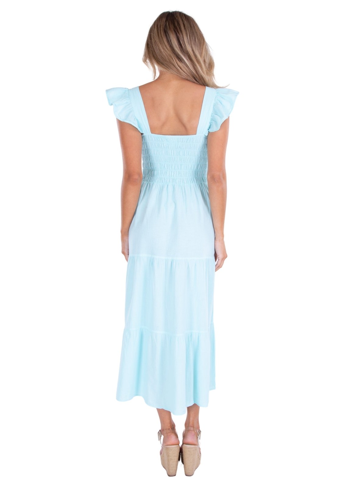 'Christina' Ruffle Sleeve Dress WOMEN'S DRESS for women resort wear - Seaspice Resort Wear