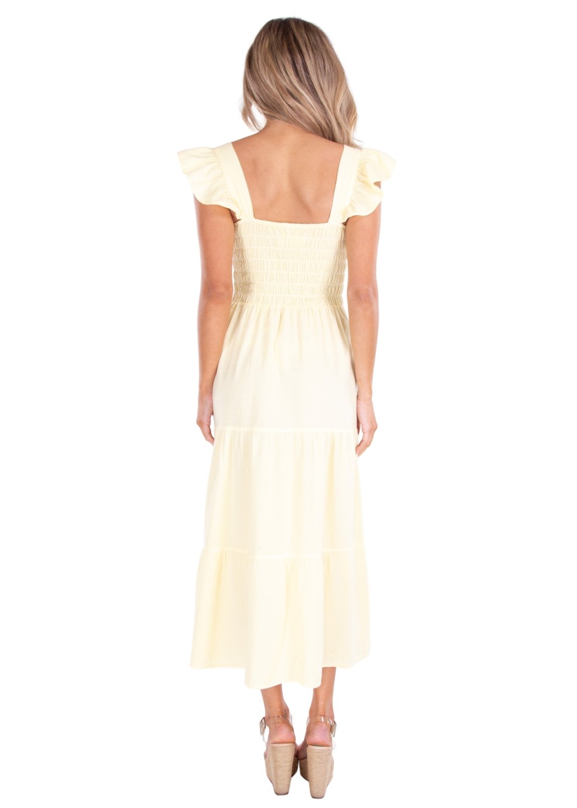 'Christina' Ruffle Sleeve Dress WOMEN'S DRESS for women resort wear - Seaspice Resort Wear