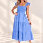 'Christina' Ruffle Sleeve Dress WOMEN'S DRESS for women resort wear - Seaspice Resort Wear
