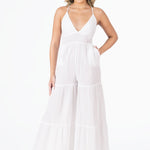 'Clare' Backless Halter Jumpsuit WOMEN'S JUMPSUIT for women resort wear - Seaspice Resort Wear