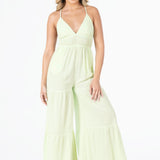 'Clare' Backless Halter Jumpsuit WOMEN'S JUMPSUIT for women resort wear - Seaspice Resort Wear