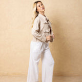 'Cleo' Cotton Jacket WOMEN'S JACKET for women resort wear - Seaspice Resort Wear