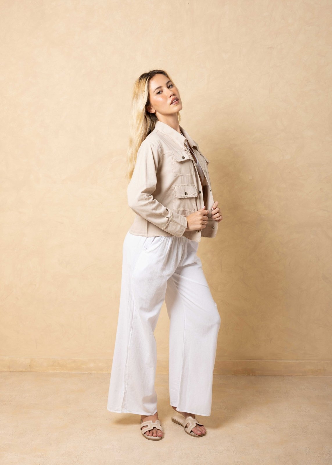 'Cleo' Cotton Jacket WOMEN'S JACKET for women resort wear - Seaspice Resort Wear