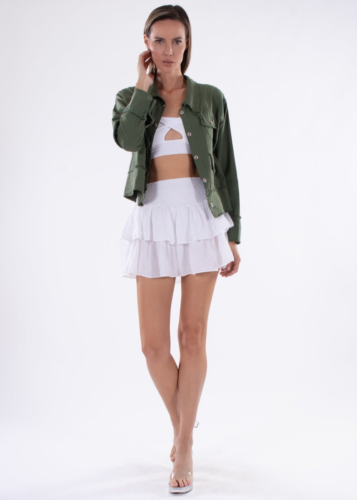 'Cleo' Cotton Jacket WOMEN'S JACKET for women resort wear - Seaspice Resort Wear