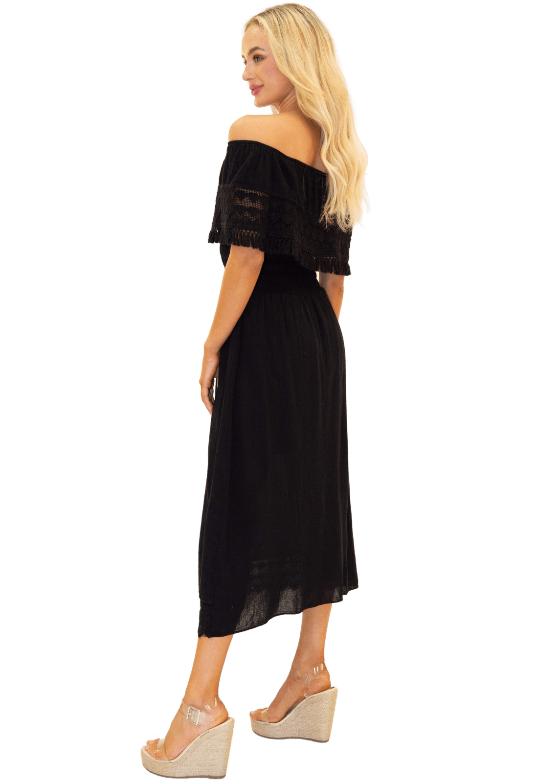 'Constance' Off Shoulder Maxi Dress WOMEN'S DRESS for women resort wear - Seaspice Resort Wear