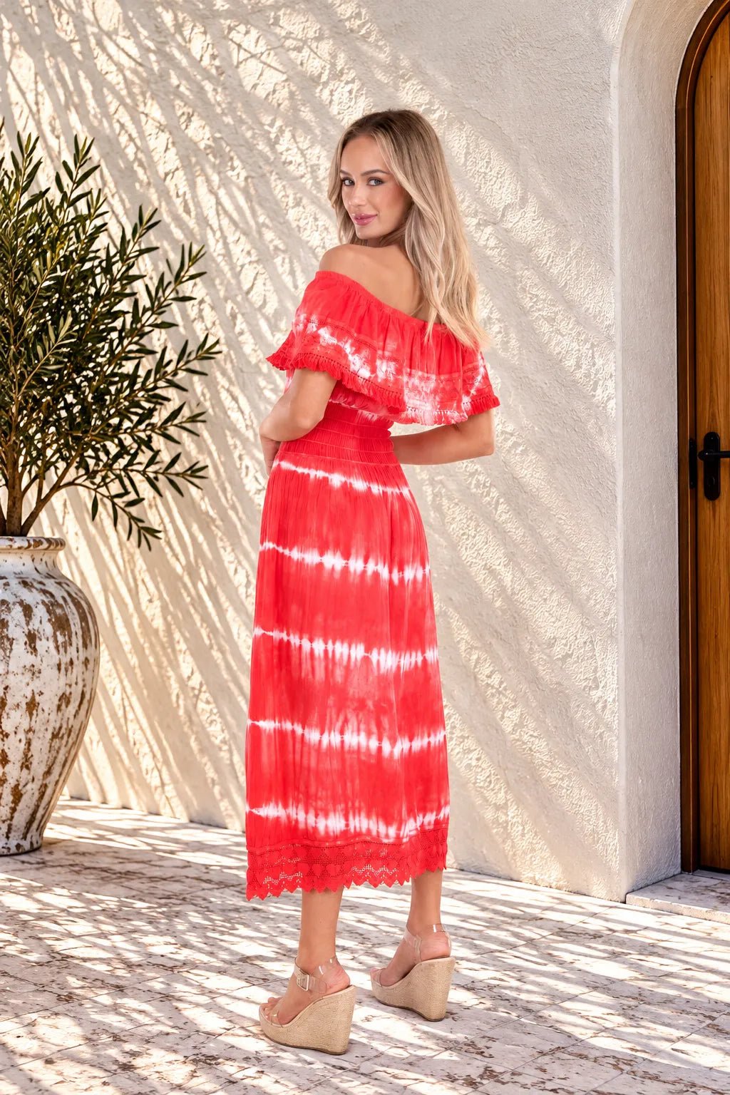 'Constance' Off Shoulder Maxi Dress WOMEN'S DRESS for women resort wear - Seaspice Resort Wear