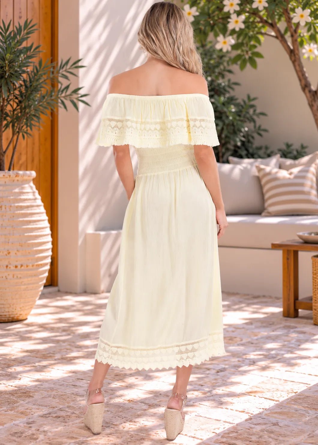 'Constance' Off Shoulder Maxi Dress WOMEN'S DRESS for women resort wear - Seaspice Resort Wear