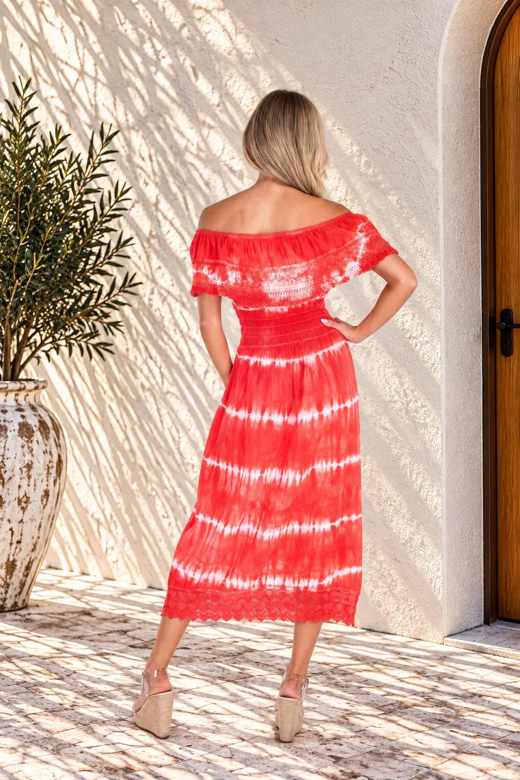 'Constance' Off Shoulder Maxi Dress WOMEN'S DRESS for women resort wear - Seaspice Resort Wear