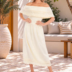 'Constance' Off Shoulder Maxi Dress WOMEN'S DRESS for women resort wear - Seaspice Resort Wear