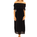 'Constance' Off Shoulder Maxi Dress WOMEN'S DRESS for women resort wear - Seaspice Resort Wear