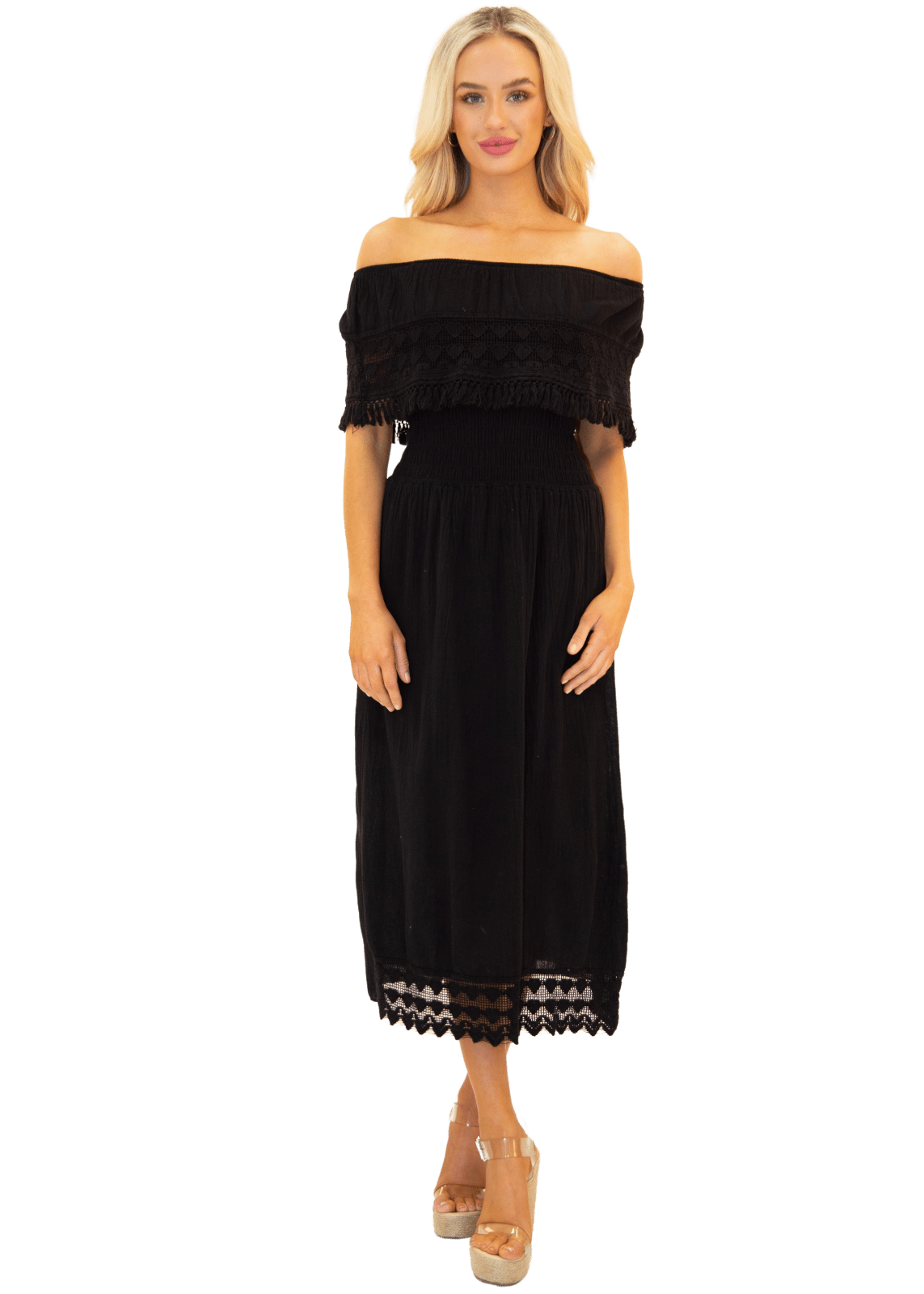'Constance' Off Shoulder Maxi Dress WOMEN'S DRESS for women resort wear - Seaspice Resort Wear