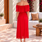 'Constance' Off Shoulder Maxi Dress WOMEN'S DRESS for women resort wear - Seaspice Resort Wear