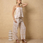 'Corinna' Babydoll Print Top WOMEN'S TOP for women resort wear - Seaspice Resort Wear