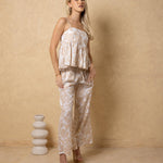 'Corinna' Babydoll Print Top WOMEN'S TOP for women resort wear - Seaspice Resort Wear