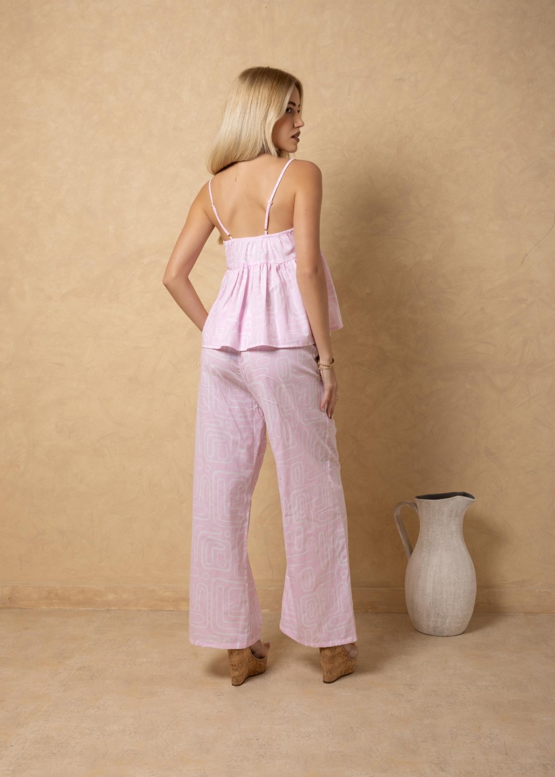 'Corinna' Babydoll Print Top WOMEN'S TOP for women resort wear - Seaspice Resort Wear