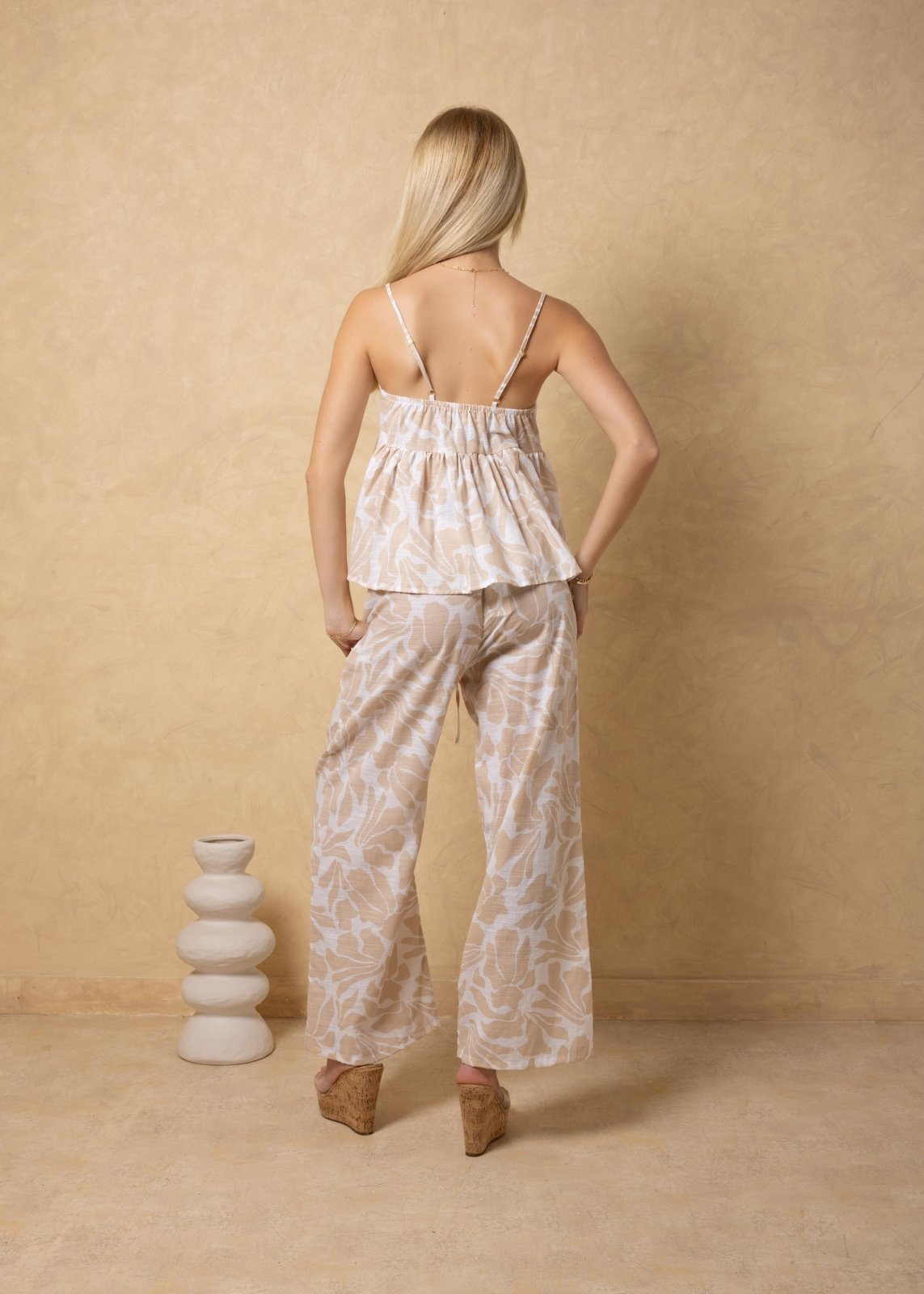 'Corinna' Babydoll Print Top WOMEN'S TOP for women resort wear - Seaspice Resort Wear