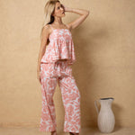 'Corinna' Babydoll Print Top WOMEN'S TOP for women resort wear - Seaspice Resort Wear
