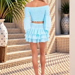 'Dahlia' Ruffle Mini Skirt WOMEN'S SKIRT for women resort wear - Seaspice Resort Wear