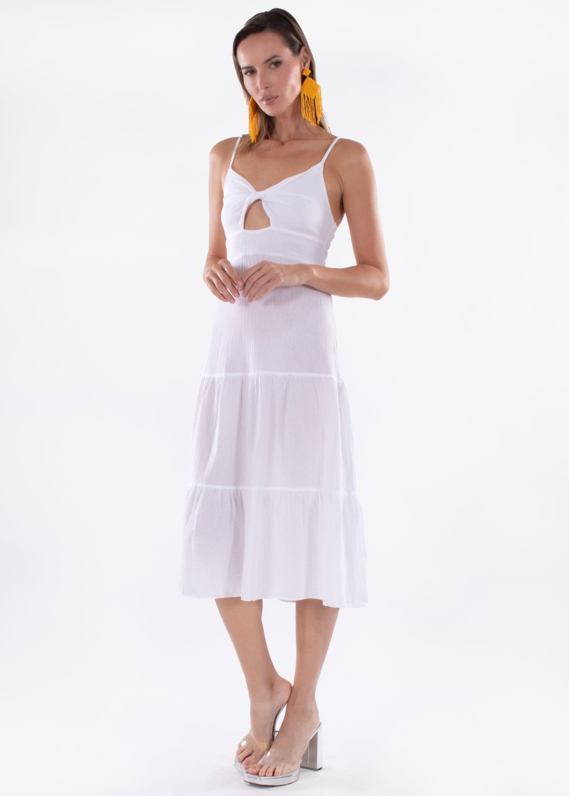 'Edith' Cut Out Dress WOMEN'S DRESS for women resort wear - Seaspice Resort Wear