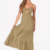 'Edith' Cut Out Dress WOMEN'S DRESS for women resort wear - Seaspice Resort Wear