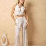 'Elara' Smocked Halter Top WOMEN'S TOP for women resort wear - Seaspice Resort Wear