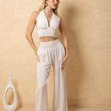 'Elara' Smocked Halter Top WOMEN'S TOP for women resort wear - Seaspice Resort Wear