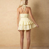 'Elara' Smocked Halter Top WOMEN'S TOP for women resort wear - Seaspice Resort Wear