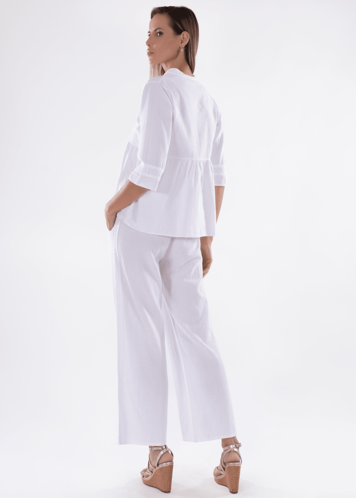 'Emely' Long Sleeve Blouse WOMEN'S TOP for women resort wear - Seaspice Resort Wear