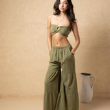 'Emiliana' Tiered Flare Pants WOMEN'S PANTS for women resort wear - Seaspice Resort Wear