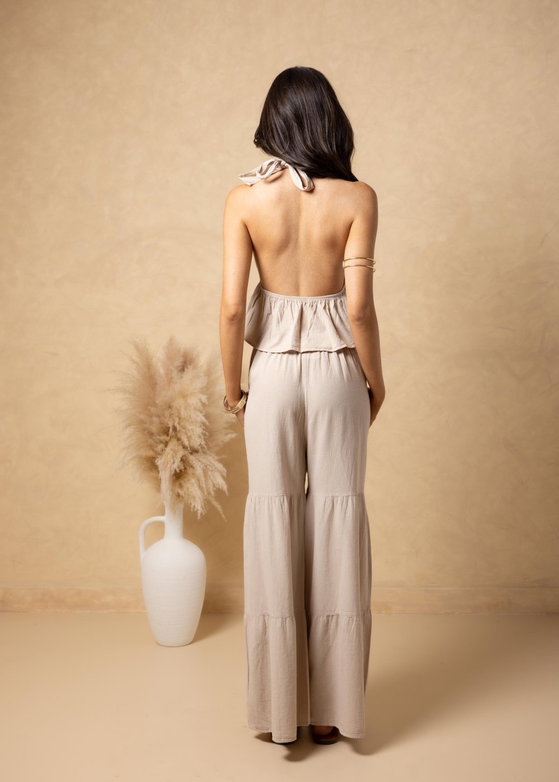 'Emiliana' Tiered Flare Pants WOMEN'S PANTS for women resort wear - Seaspice Resort Wear