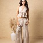'Emiliana' Tiered Flare Pants WOMEN'S PANTS for women resort wear - Seaspice Resort Wear
