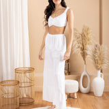 'Emiliana' Tiered Flare Pants WOMEN'S PANTS for women resort wear - Seaspice Resort Wear