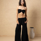 'Emiliana' Tiered Flare Pants WOMEN'S PANTS for women resort wear - Seaspice Resort Wear