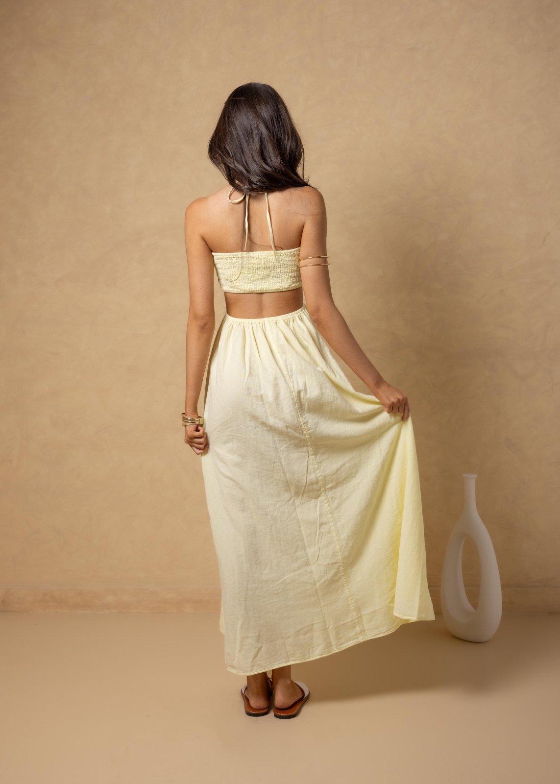 'Flavia' Cutout Maxi Dress WOMEN'S DRESS for women resort wear - Seaspice Resort Wear