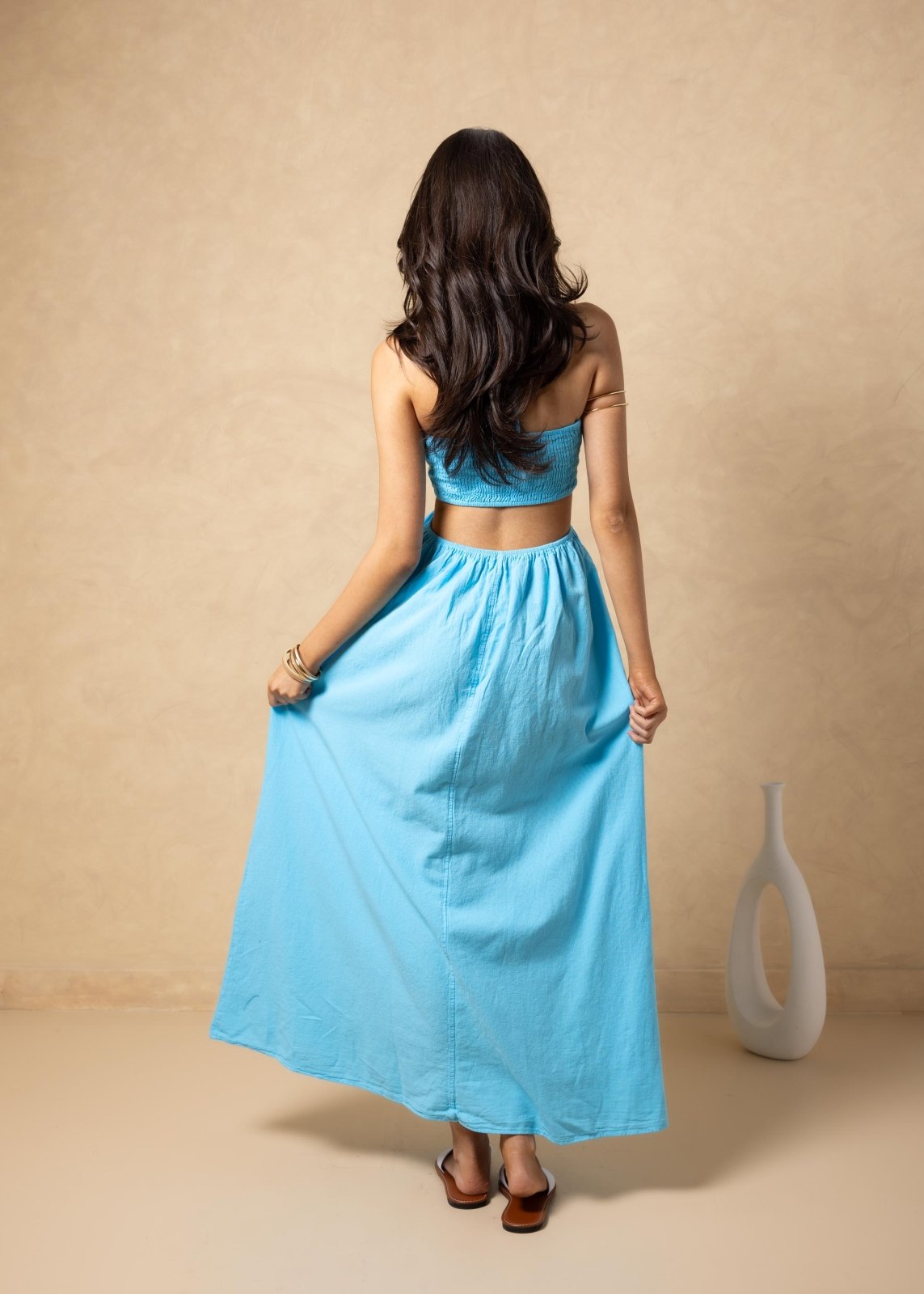 'Flavia' Cutout Maxi Dress WOMEN'S DRESS for women resort wear - Seaspice Resort Wear