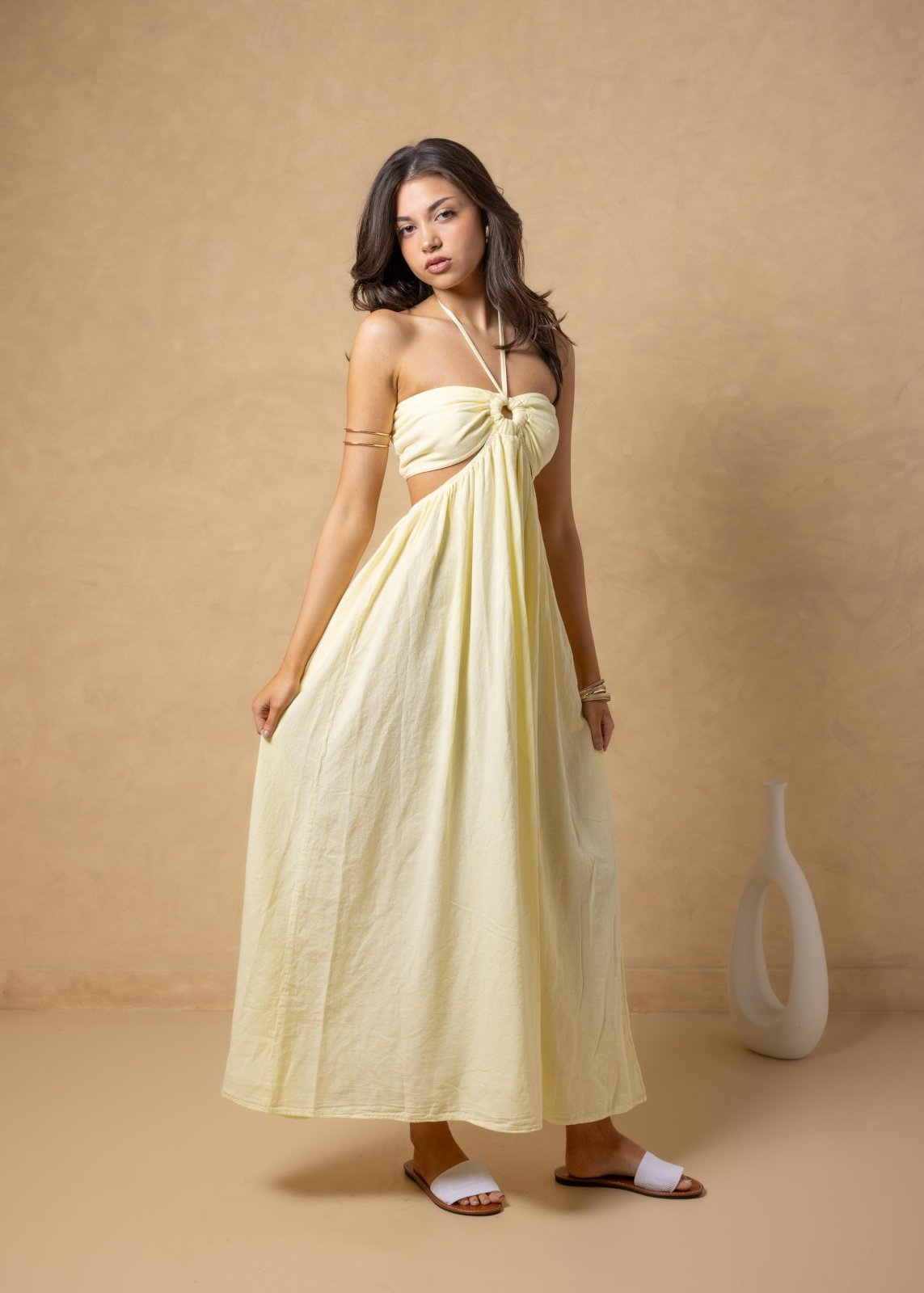 'Flavia' Cutout Maxi Dress WOMEN'S DRESS for women resort wear - Seaspice Resort Wear