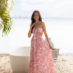 'Flavia' Cutout Print Maxi Dress WOMEN'S DRESS for women resort wear - Seaspice Resort Wear