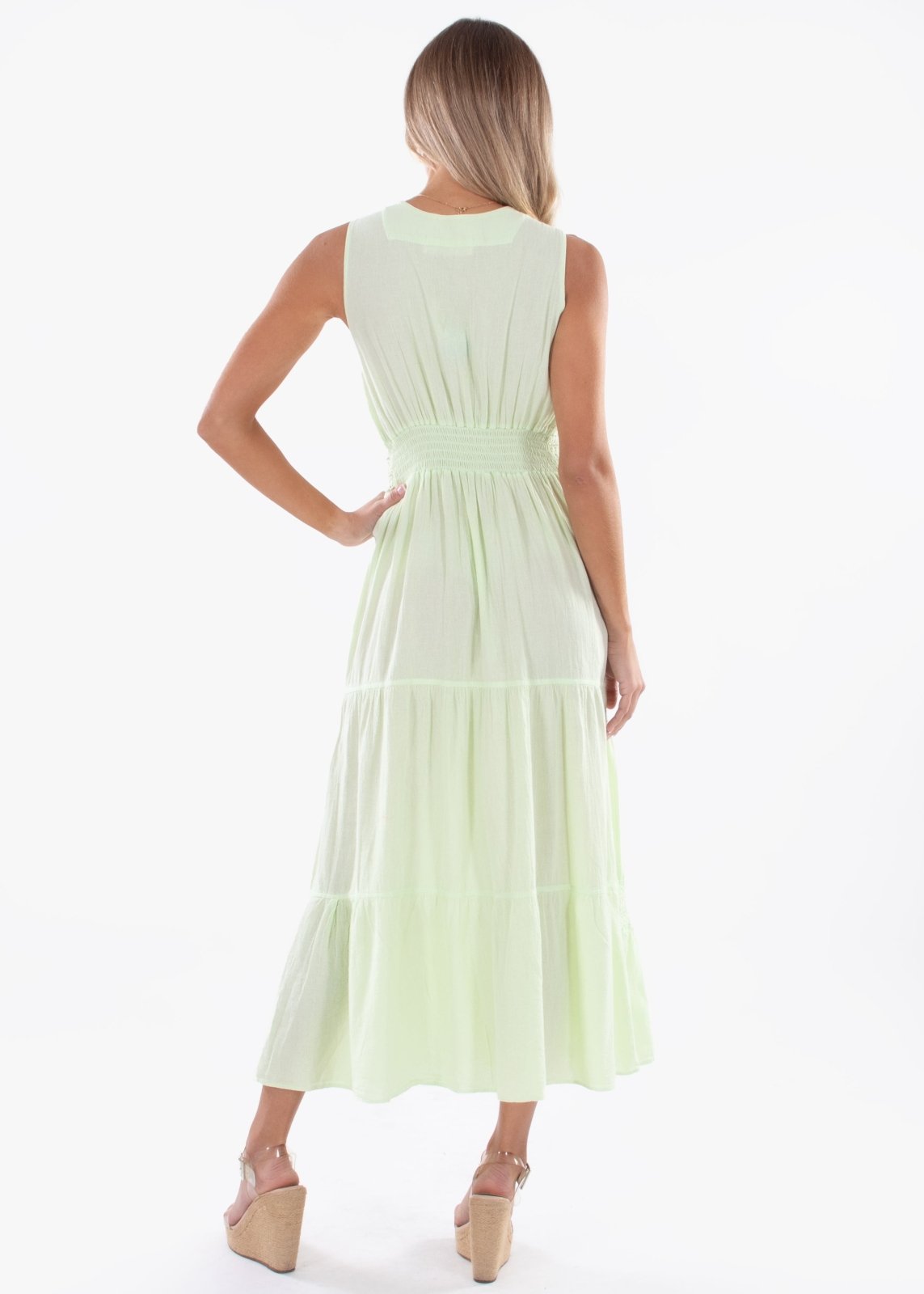 'Gabrielle' Tiered Crochet Maxi Dress WOMEN'S DRESS for women resort wear - Seaspice Resort Wear