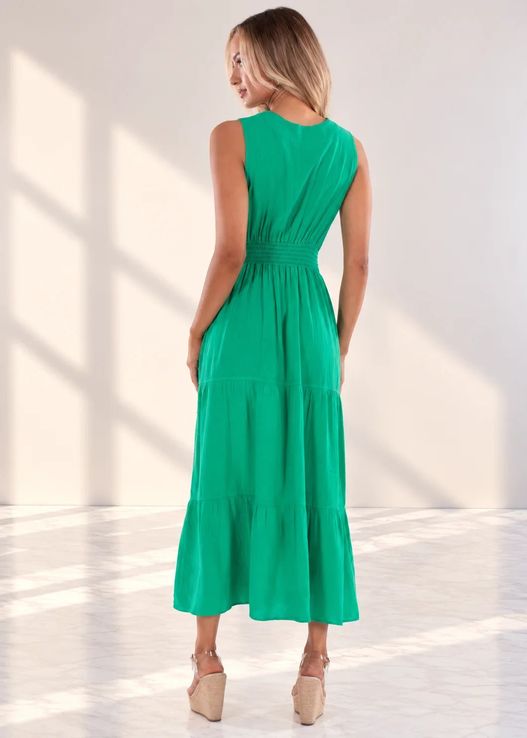 'Gabrielle' Tiered Crochet Maxi Dress WOMEN'S DRESS for women resort wear - Seaspice Resort Wear