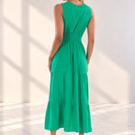 'Gabrielle' Tiered Crochet Maxi Dress WOMEN'S DRESS for women resort wear - Seaspice Resort Wear