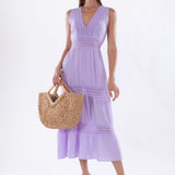 'Gabrielle' Tiered Crochet Maxi Dress WOMEN'S DRESS for women resort wear - Seaspice Resort Wear