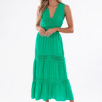 'Gabrielle' Tiered Crochet Maxi Dress WOMEN'S DRESS for women resort wear - Seaspice Resort Wear