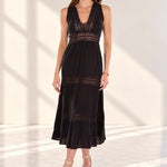 'Gabrielle' Tiered Crochet Maxi Dress WOMEN'S DRESS for women resort wear - Seaspice Resort Wear