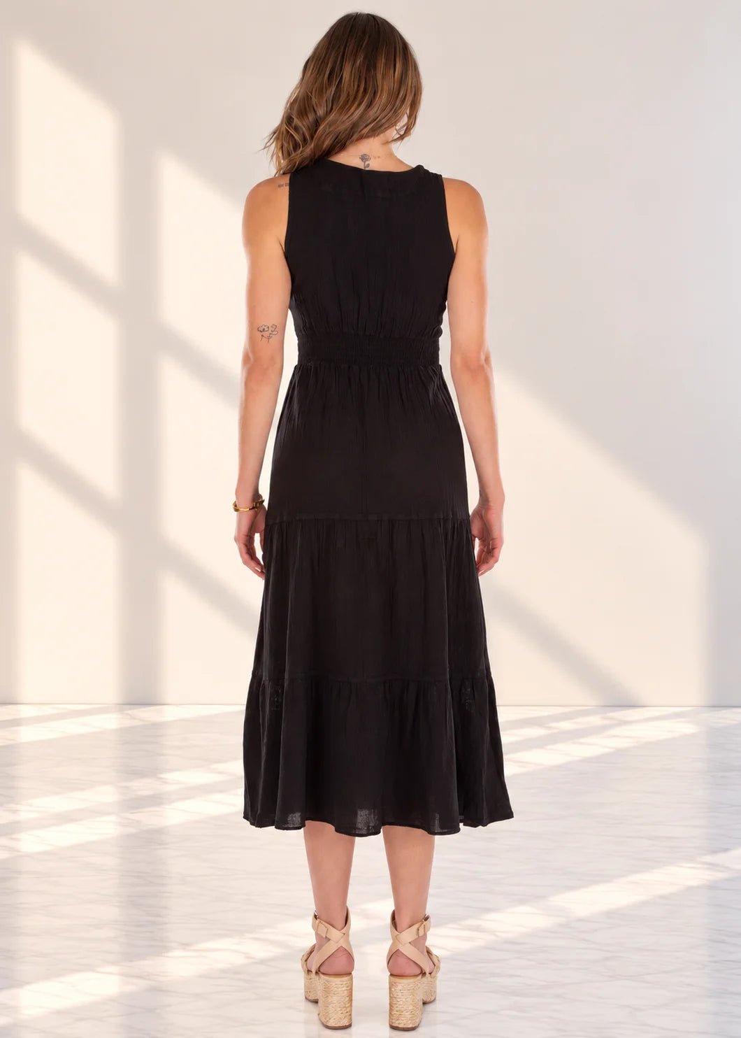 'Gabrielle' Tiered Crochet Maxi Dress WOMEN'S DRESS for women resort wear - Seaspice Resort Wear