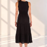 'Gabrielle' Tiered Crochet Maxi Dress WOMEN'S DRESS for women resort wear - Seaspice Resort Wear