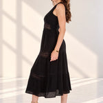 'Gabrielle' Tiered Crochet Maxi Dress WOMEN'S DRESS for women resort wear - Seaspice Resort Wear